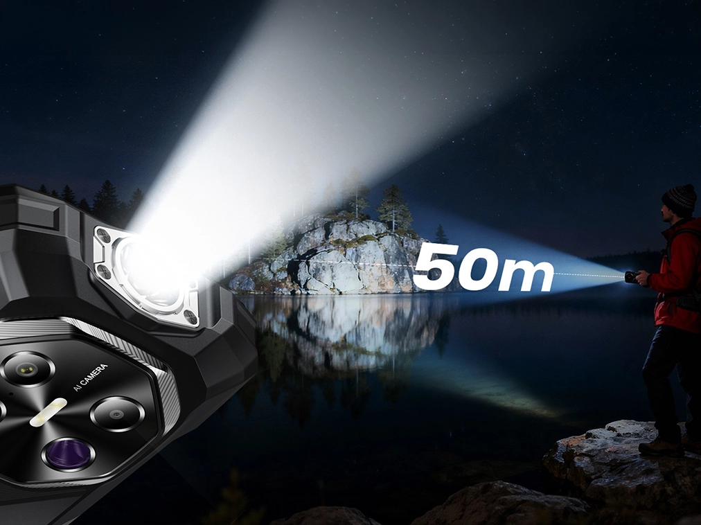 FOSSIBOT F113 5G - latarka LED o zasięgu 50 metrów